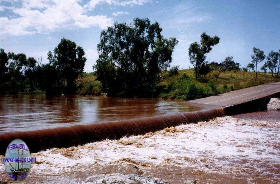 Main roads can be cut without warning in the Wet